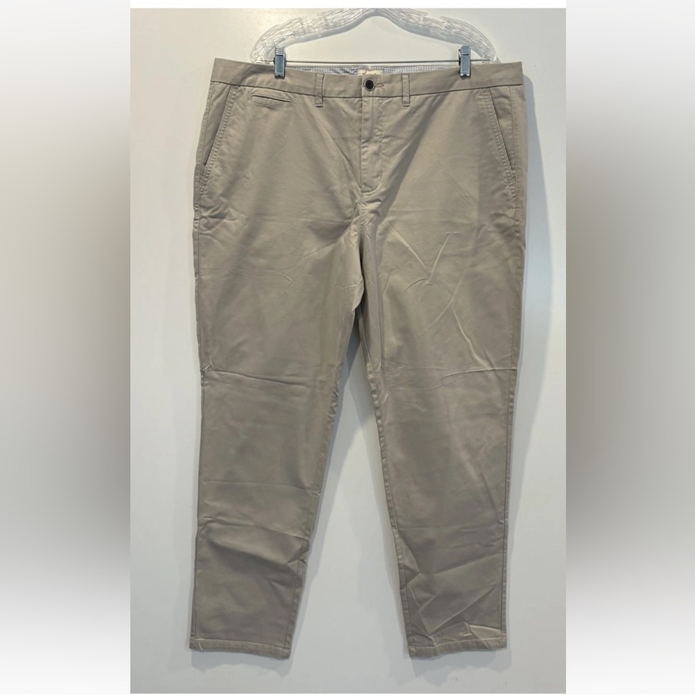 Perk Feel Good Chino Slim Fit + Stretch‎ Pants Flat Front Mens 42X32 (1817)